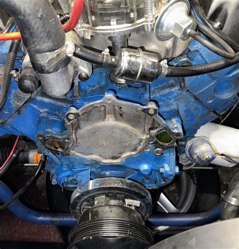 Reverse Rotation Timing Cover With Standard Rotation Water Pump R