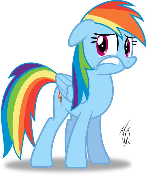 Rainbow Dash Is Scared by MLP-Scribbles on DeviantArt