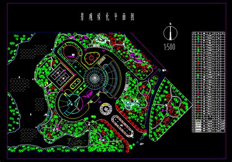 260套公园景观广场绿化cad图纸 迅捷cad编辑器