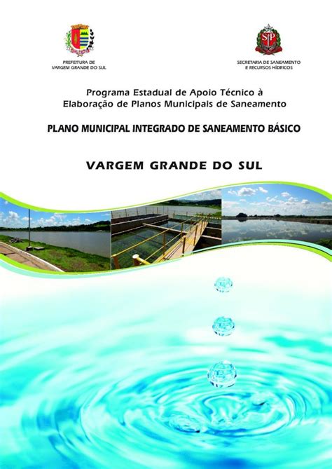 Pdf Plano Municipal Integrado De Saneamento B Sico Planos