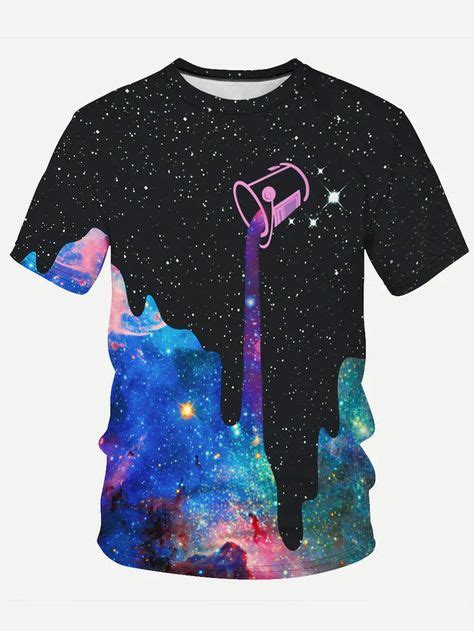 Guys 3d Galaxy Print Tee Mens Tshirts Galaxy Print Galaxy T Shirt