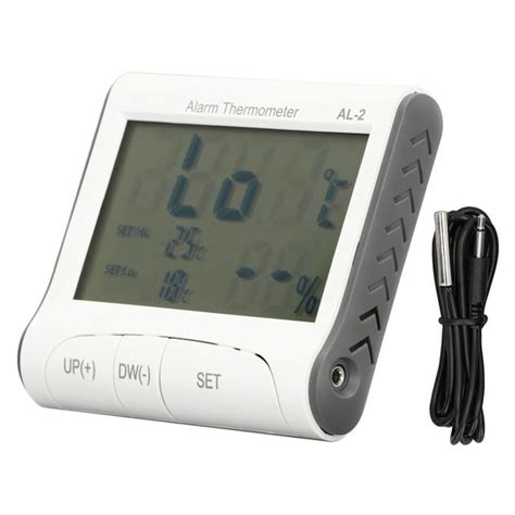 Digital Thermometer Hygrometer ℃℉ High Low Temperature Automatic Alarm Digital Storage Function