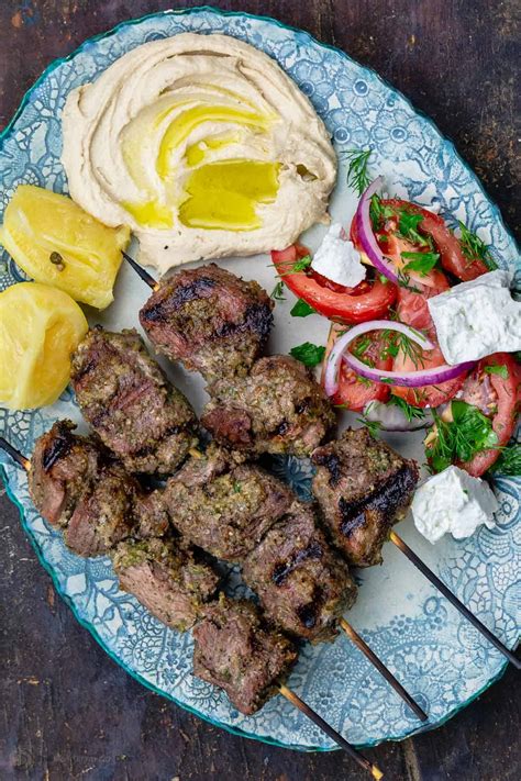 Middle Eastern Lamb Shish Kebab Recipe