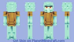 Squidward Minecraft Skin