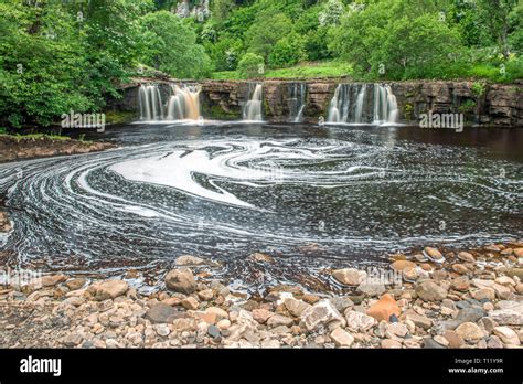 Wain Wath Falls On The River Swale In Swaledale In The Yorkshire Dales