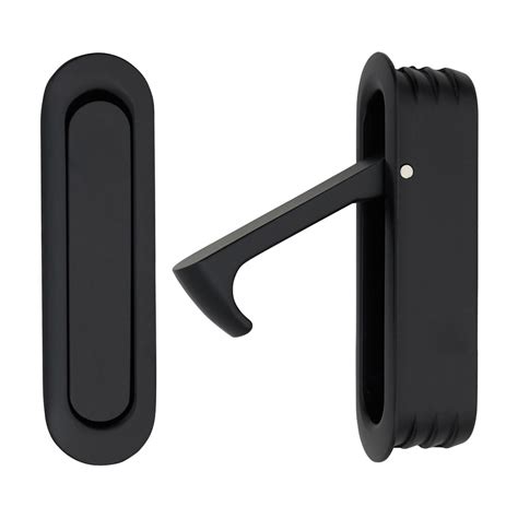 Madinoz Ep12 Edge Pull Black Edge Pull 70mm Keeler Hardware