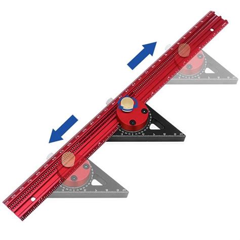 RèGle de TraçAge de PréCision en Aluminium de Type T RèGle de Trou de