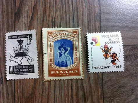 Timbres Estampillas Postales Panamá Carnaval 1960 Oferta Mercadolibre