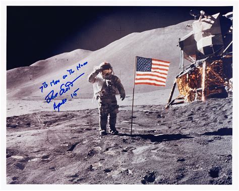 Dave Scott Astronaut Autographs 10x8 Photo