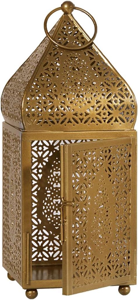 Etroves Handmade Moroccan Lanterns Hanging And Table Top Tea Light Candle Holder Round