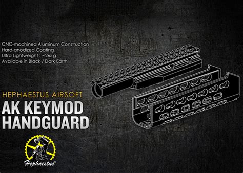 hephaestus ak keymod handguard popular airsoft