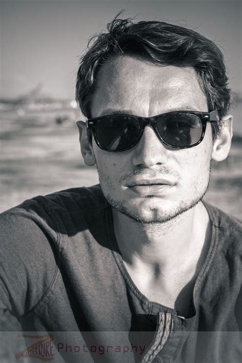 Male Model With Sunglasses Style Photography Black And White Portraits