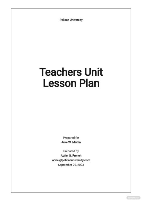 Grade 9 Lesson Plan Lesson Plan Teachers