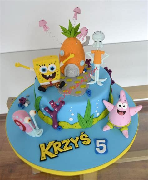 26 best SpongeBob and Sandy Cheeks cake and cupcakes ideas images on Pinterest | Spongebob ...