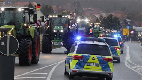 Bauernprotest Bundesländer Zum Wochenstart muss mit erheblichen