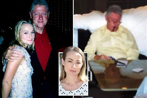 Bill Clinton Smiles As He Gets Massage From Epstein Accuser On His Stiff Neck After Trip On