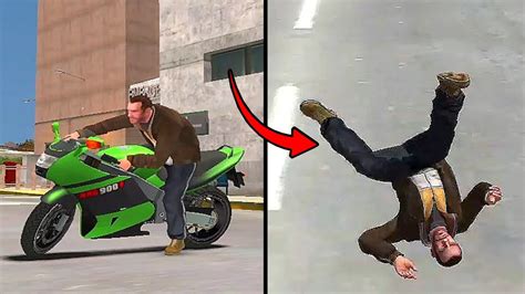 Brutal Motorcycle Crashes Ragdolls Gta Iv Euphoria Physics Ep2