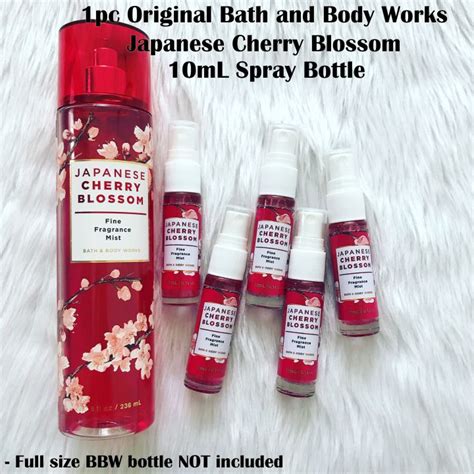 Pc Ml Bbw Fragrance Mist Japanese Cherry Blossom Sampler Ml