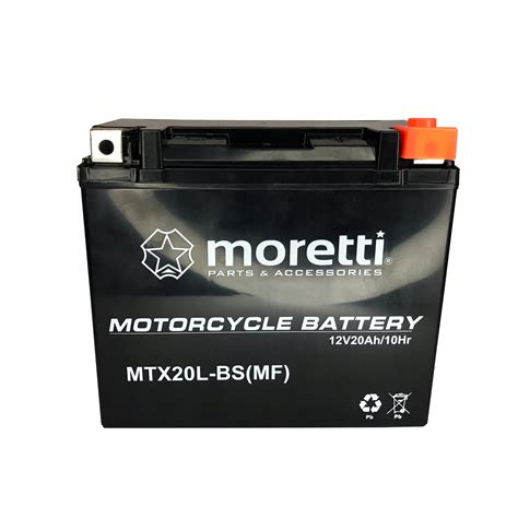 Akumulator Motocyklowy 18Ah MTX20L BS GEL MORETTI 5906312701046 Za 219