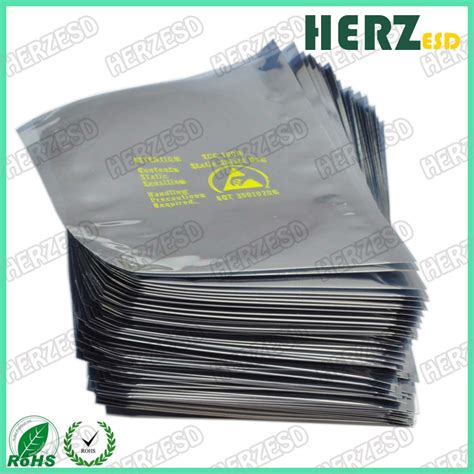 Printed Electrostatic Discharge Bag Antistatic With Ziplock