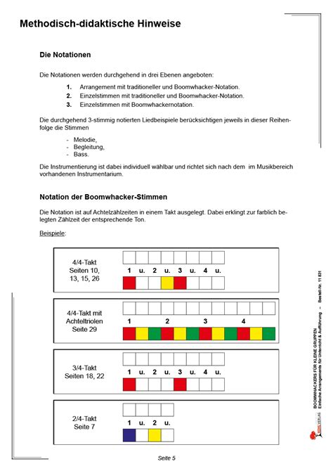 Boomwhackers für kleine Gruppen