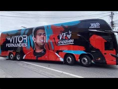 Vitor Fernandes mostra seu ônibus novo 2023 onibusdebandas