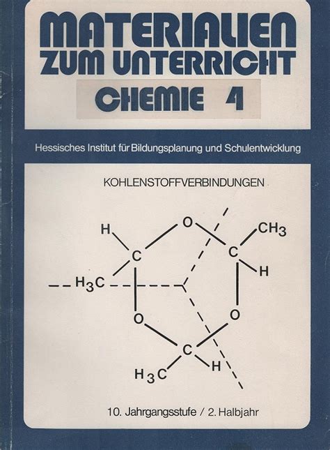 Grundlagen Der Organischen Chemie Unterrichtseinheiten D