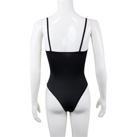 Sexyin Bodysuit Swimsuit Nude And Black Kinky Hut
