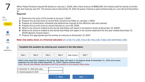 Solved When Patey Pontoons Issued Bonds On January Chegg