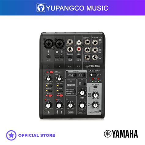 Yamaha Ag06 Mk2 6 Channel Mixer And Usb Audio Interface Lazada Ph