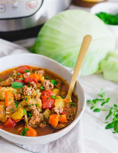 Instant Pot Cabbage Soup Recipe Running To The Kitchen®