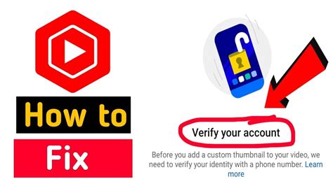 How To Fix Custom Thumbnail Problem Yt Studio How To Verify Your