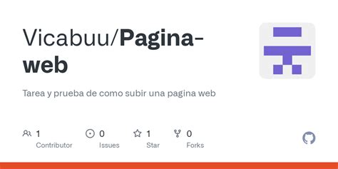 Github Vicabuu Pagina Web Tarea Y Prueba De Como Subir Una Pagina Web