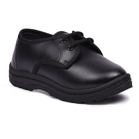 PVC Gold Star School Uniform Shoes Black velcro at Rs 250/pair in ...