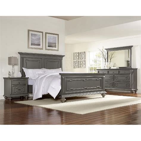 Gray Piece Queen Bedroom Set Asher Lane Rc Willey Bedroom