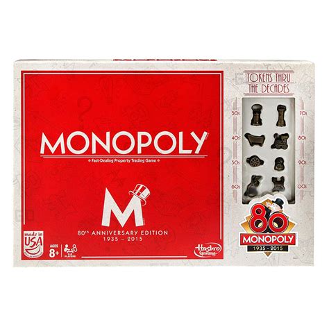 Monopoly Game 80th Anniversary Toys And Games