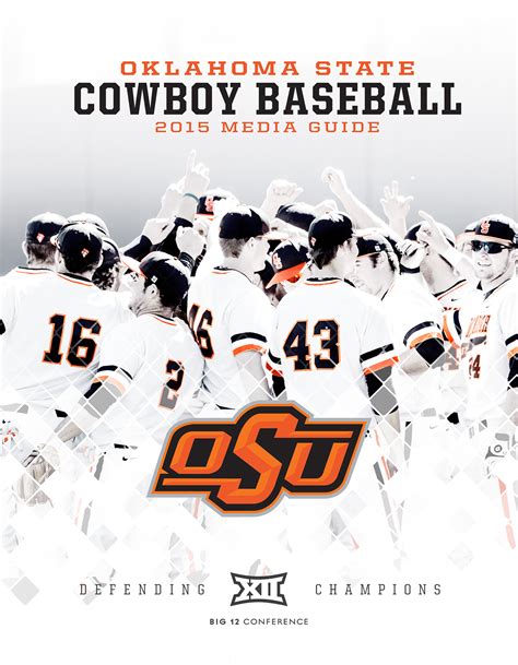 2015 Oklahoma State Baseball Media Guide on Behance