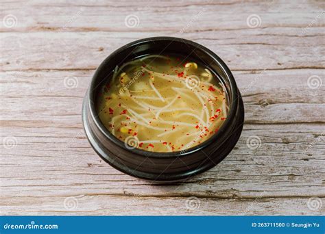 Kongnamulguk Korean Bean Sprout Soup Stock Photo Image Of Pepper