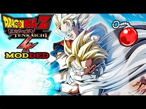 DBZ Budokai Tenkaichi 4 MOD Red Potara Super Saiyan Goku And Gohan