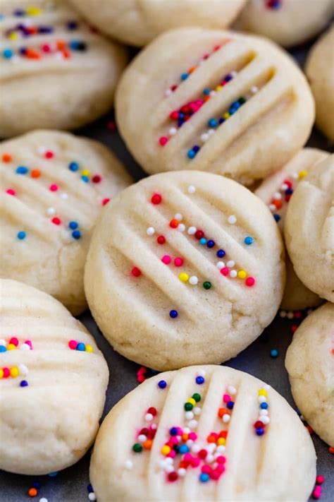 Buttery Whipped Shortbread Cookies Crazy For Crust