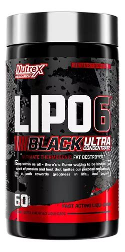 Suplemento Nutrex Research Series Lipo 6 Black Ultra Concentrate X 30