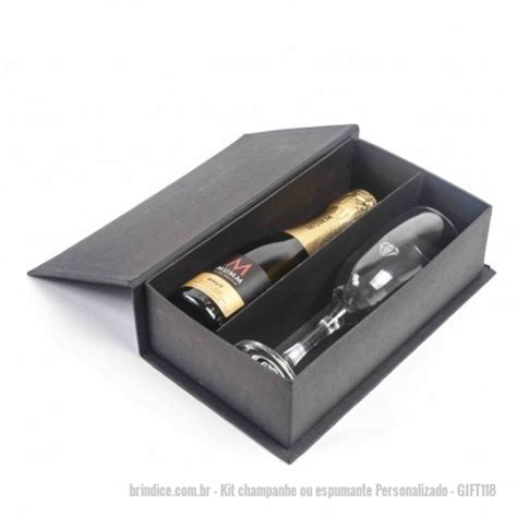 Kit Champanhe Ou Espumante Personalizado Gift Am Lio Gourmet