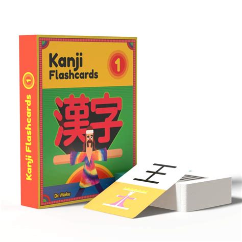 Dr Moku Kanji Flash Cards Learn Japanese Kanji Characters With