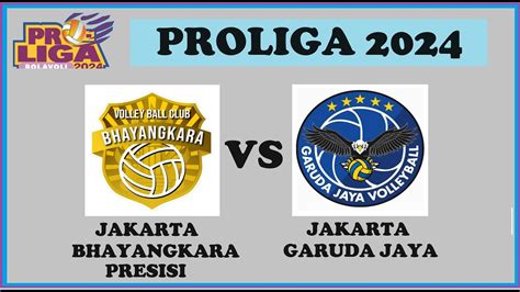 Jakarta Bhayangkara Presisi Vs Jakarta Garuda Jaya Proliga Bolavoli