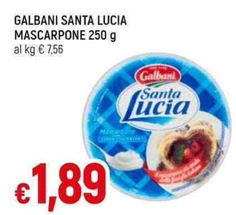 Galbani Santa Lucia Mascarpone 250 G Offerta Di Famila Superstore