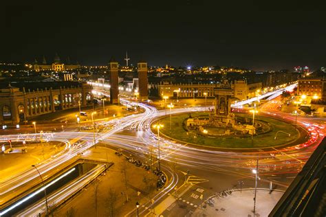 Free Images Light Road Bridge Skyline Traffic Night Highway