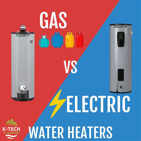 Gas Vs Electric Water Heater Key Differences K Tech Plumbing