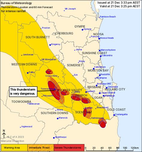 Southeast Qld Severe Thunderstorm Warning Heavy Rain Au Alert