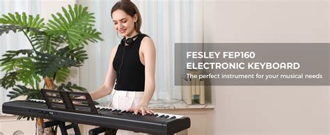 Fesley 88 Key Keyboard Piano Bluetooth Full Size Digital Piano