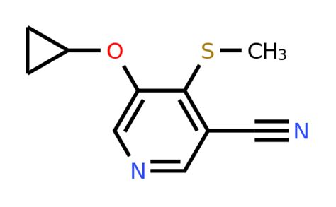 CAS 1243452 33 6 5 Cyclopropoxy 4 Methylsulfanyl Pyridine 3